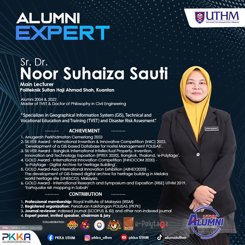 Alumni Expert Noor Suhaiza Saufi